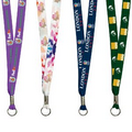 Full Color Imprint Smooth Dye Sublimation Lanyard - (36"x1/2")